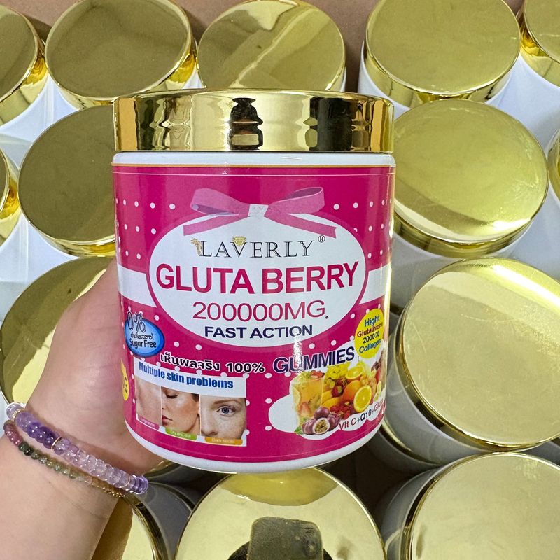 Live Broadcast Gluta Berry Powder Dietary Nutritional Supplement Vc Fruit Brewed Beverage Skin Care Products
