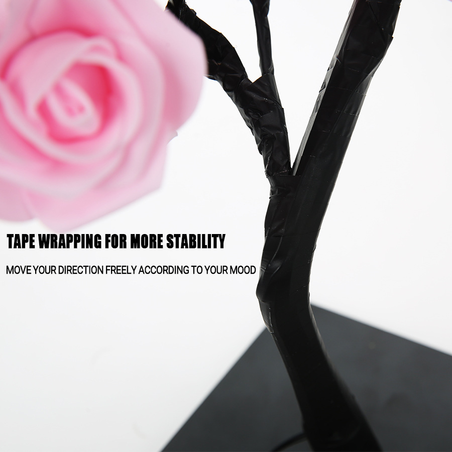 Transfronterizos LED atmósfera árbol luz simulación rosa decoración de la habitación atmósfera luz nocturna decoración creativa del hogar moderno