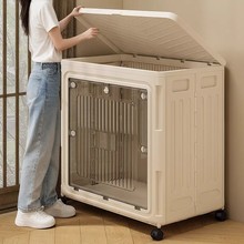 衣服收纳箱大容量超大2025新款折叠翻盖整理箱家用衣物被子储物柜