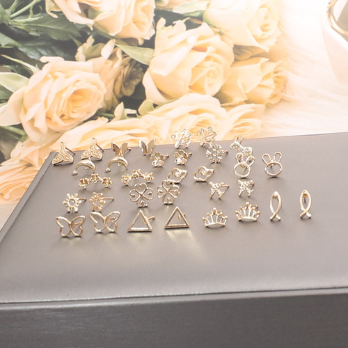Mini S925 silver needle simple ins style exquisite earrings for women niche cute Korean temperament flower earrings jewelry