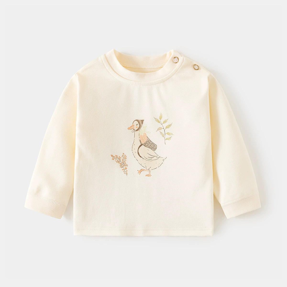 Детское хлопковое Cartoon термобелье, осенняя футболка, детская одежда