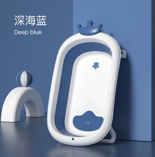 Bathtub baby household large newborn bathtub foldable children's bathtub can sit and lie down baby bathtub