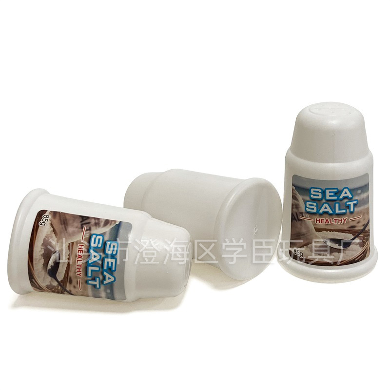 New Pretend Play Plastic Children's Toys Role-Playing Supermarket Cooking Barbecue Seasoning Accessories Bulk Sea Salt Bottles