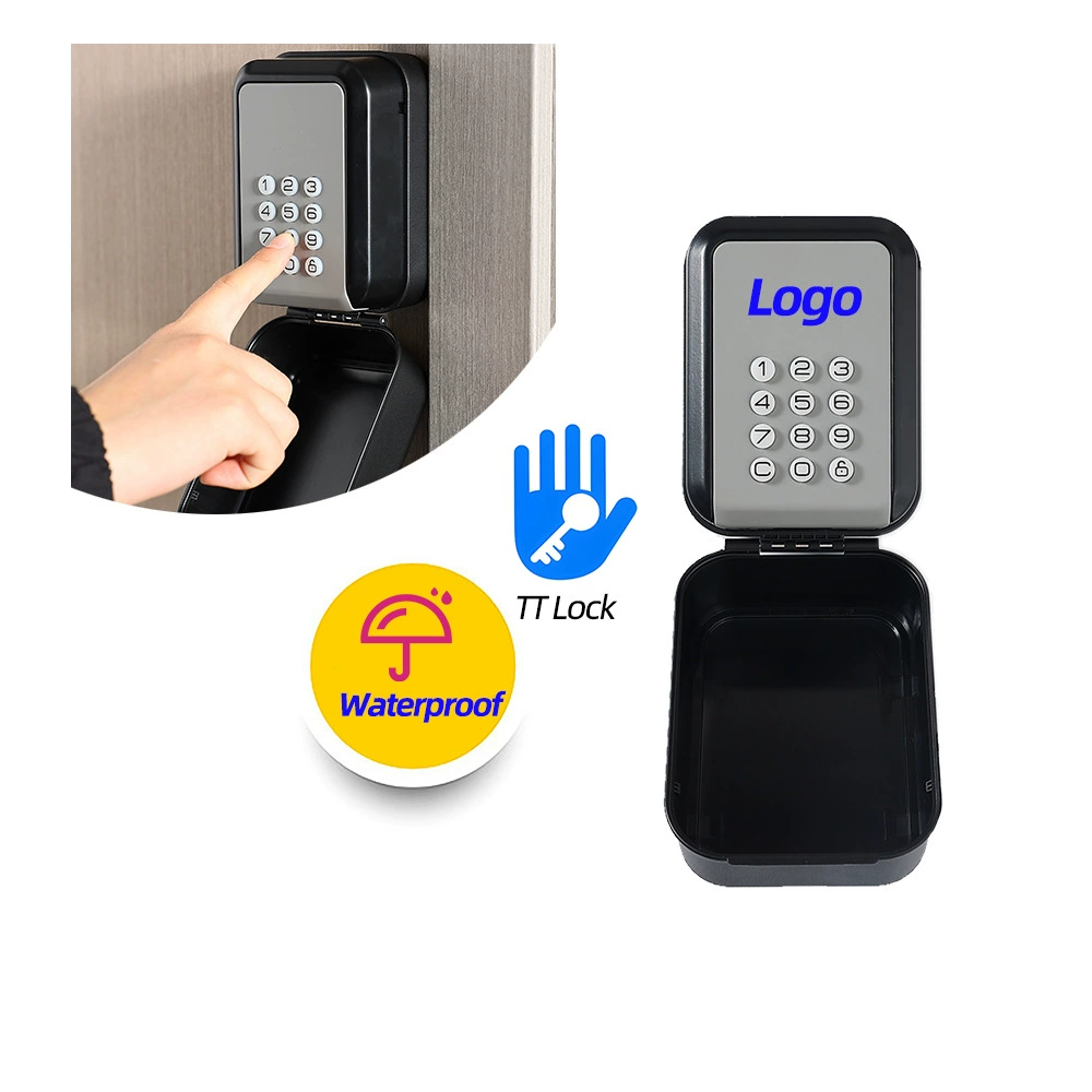 Популярный водонепроницаемый уличный сейф для дома и отеля с защитой от кражи, электронный металлический замок с одноразовым паролем и смарт-ключом через приложение