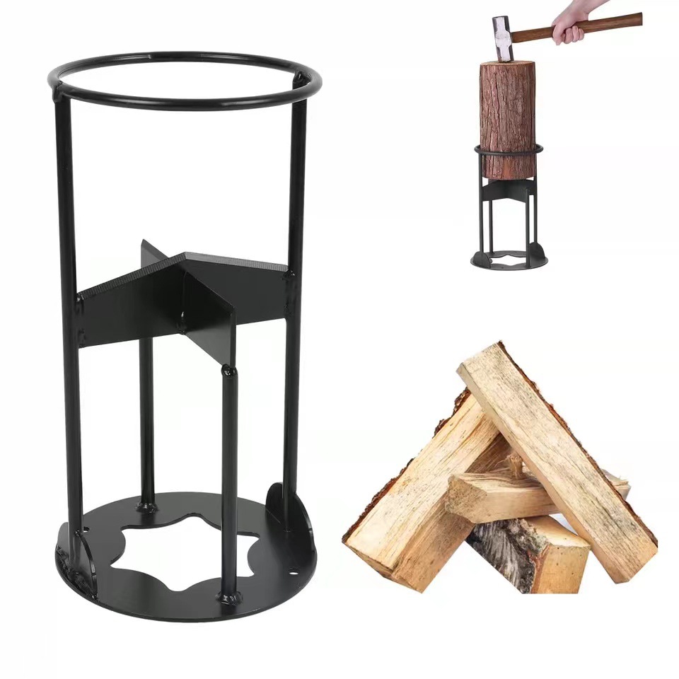 跨境新款十字架劈柴器猛刚刀头手动劈柴安全砍柴工具批发