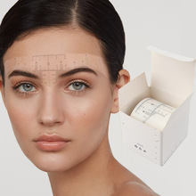 纹绣一次性量眉尺纹眉形设计测量刻度尺子三点定位平衡尺画眉神器