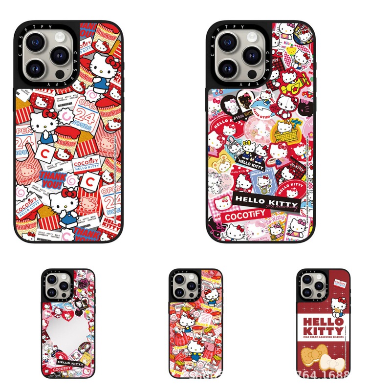 Happy Bucket 50Th Anniversary Hello Kitty iPhone Case Suitable for Apple 17 Pro Max, 15/14C, 16 Plus