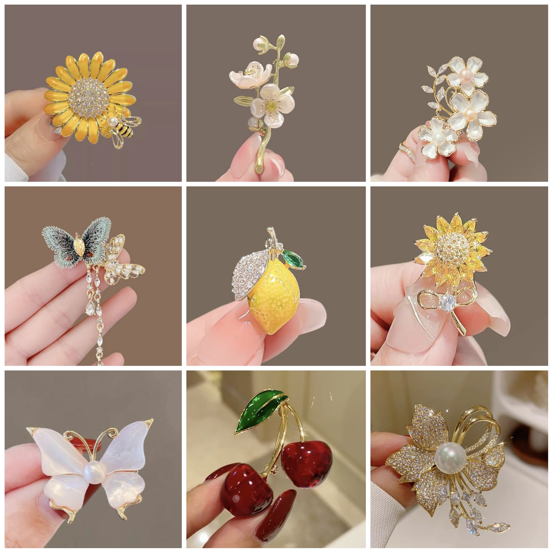 Metal Butterfly Brooch, High-End Luxury Niche Accessory, Fashionable Retro Corsage, Clothing Pin, Anti-Exposure Jewelry