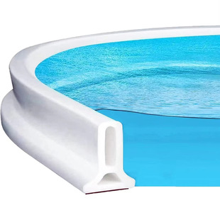 Flexible Water Barrier Bathroom Magnetic Water Barrier Toilet Water Barrier Shower Room Water Barrier Self-adhesive Floor Barrier