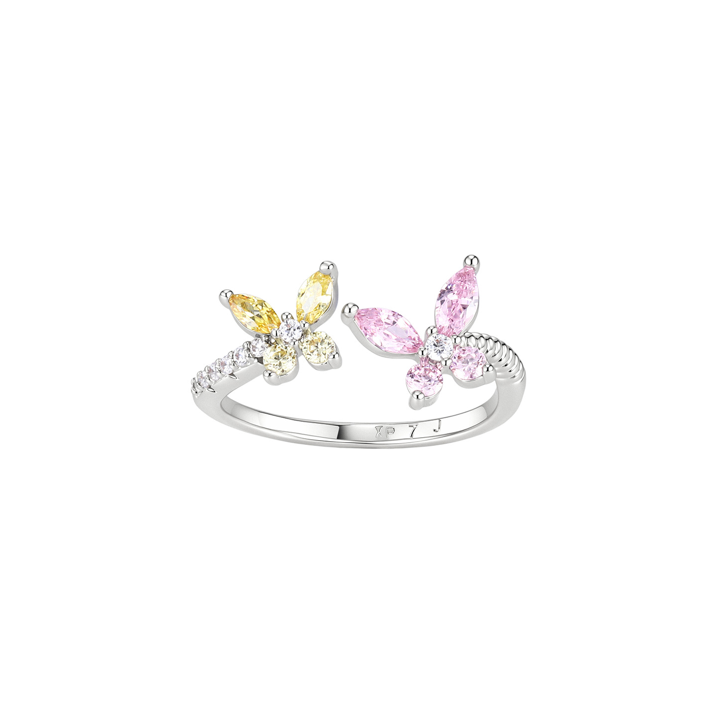 Anillo Abierto de Mariposa de Aleación Galvanizado para Mujer image 6
