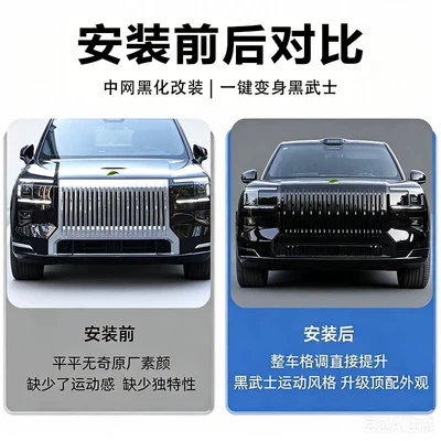 Other Automotive Exterior Supplies – Black exterior kit, blackened front