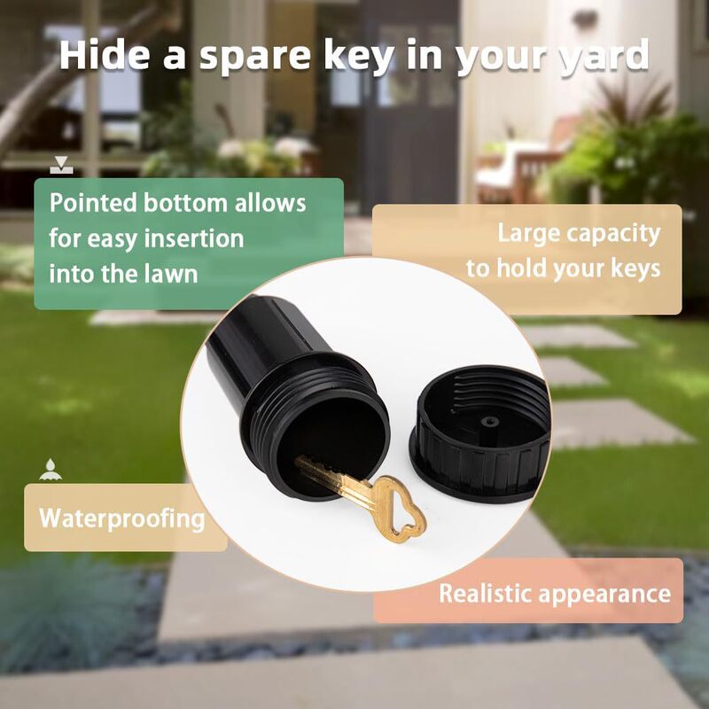跨境新品 隐藏仿真的洒水器钥匙钱物储存器防止丢失储藏盒|undefined