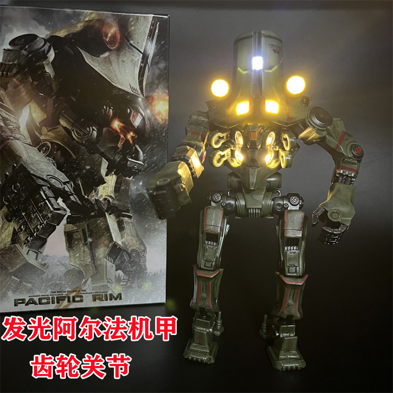 NECA パシフィック・リム メカメッキ 発光危険ローバー 赤アルファ エウリカ 可動フィギュア|undefined
