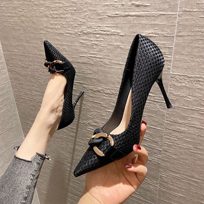 Women's Elegant Solid Color Point Toe Pumps display picture 1