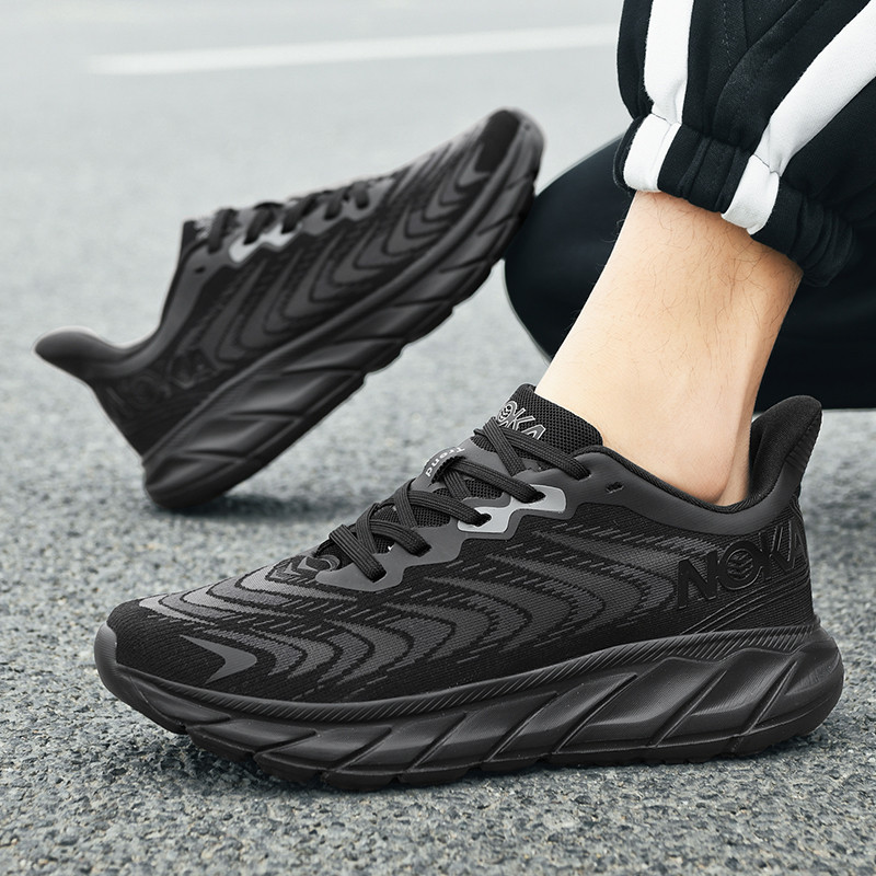 2025 nueva tendencia de moda transfronteriza al aire libre amortiguación ejercicio matutino sprint correr zapatos de moda zapatos ligeros y transpirables para caminar