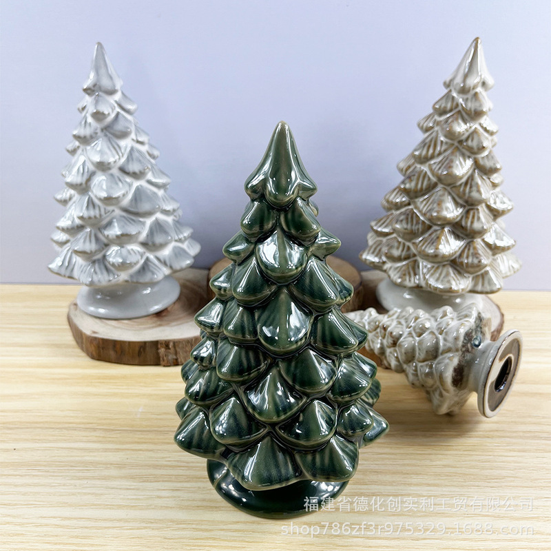 クロスボーダー輸出クリスマスツリー置物輸出陶磁器シミュレーションクリスマスツリー家庭装飾クリスマスツリークリスマス工芸品|undefined