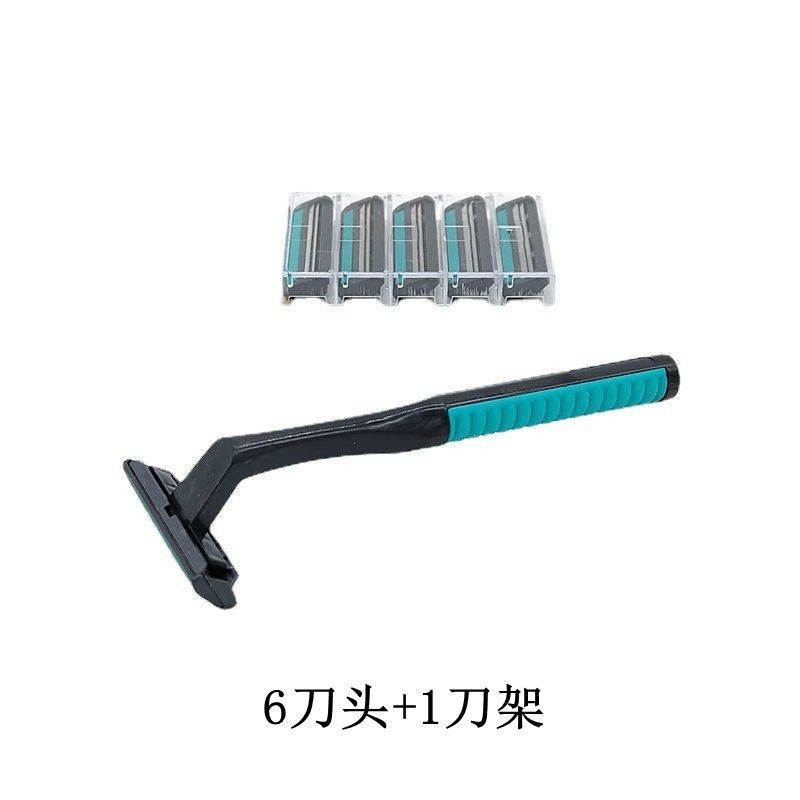 수동 면도기 세트 남성 더블 레이어 블레이드 면도기 홀더 호텔 객실 용품 면도 크림 재고
