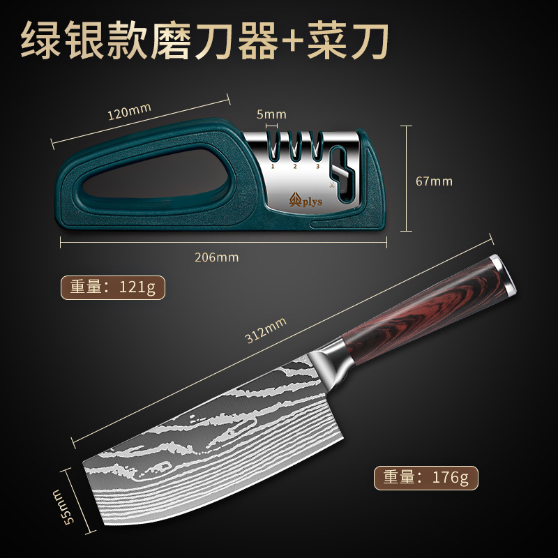 Damasco cuchillo de cocina de acero inoxidable cuchillo afilado de cocina doméstica cuchillo de corte para mujeres
