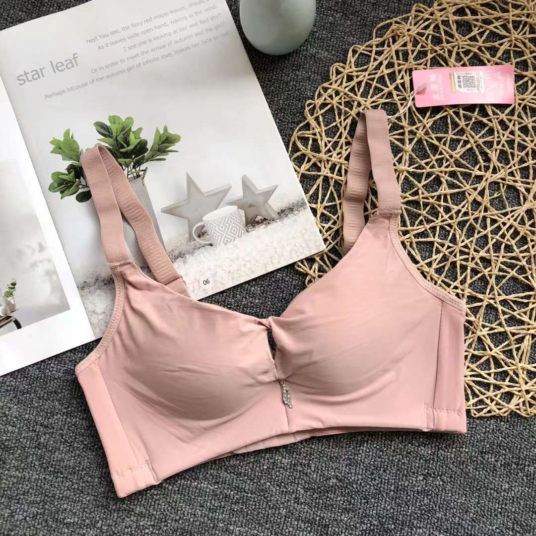 Nuevo Sudeste Asiático brillante ropa interior sin costuras medio grueso de alta calidad se reunieron multi-color multi-tamaño sujetador inalámbrico al por mayor