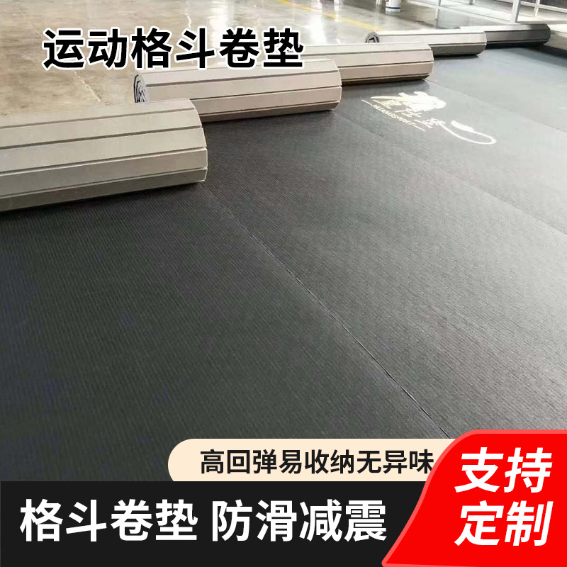 Fighting Roll Mat Multi-Functional Boxing Wrestling Martial Arts Sanda Training Mat Fighting Jiu-Jitsu Tao Taekwondo Professional Floor Mat