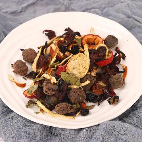 Old Beijing Sour Plum Tea Ingredient Pack: Haws, Waxberries, Osmanthus - 120g per pack, can cook 1800ml of water