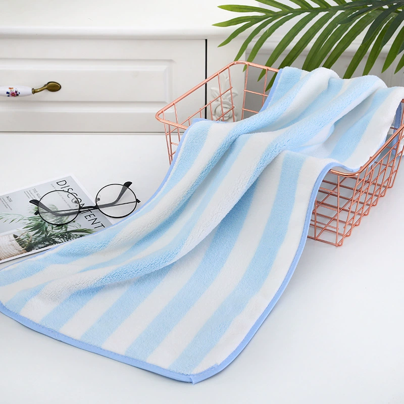 Coral soft dry bath towel, wholesale, water absorbent, Birthday gift