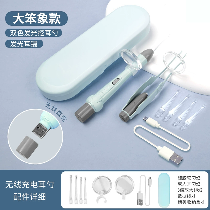 Children's glowing safe ear picking for ears