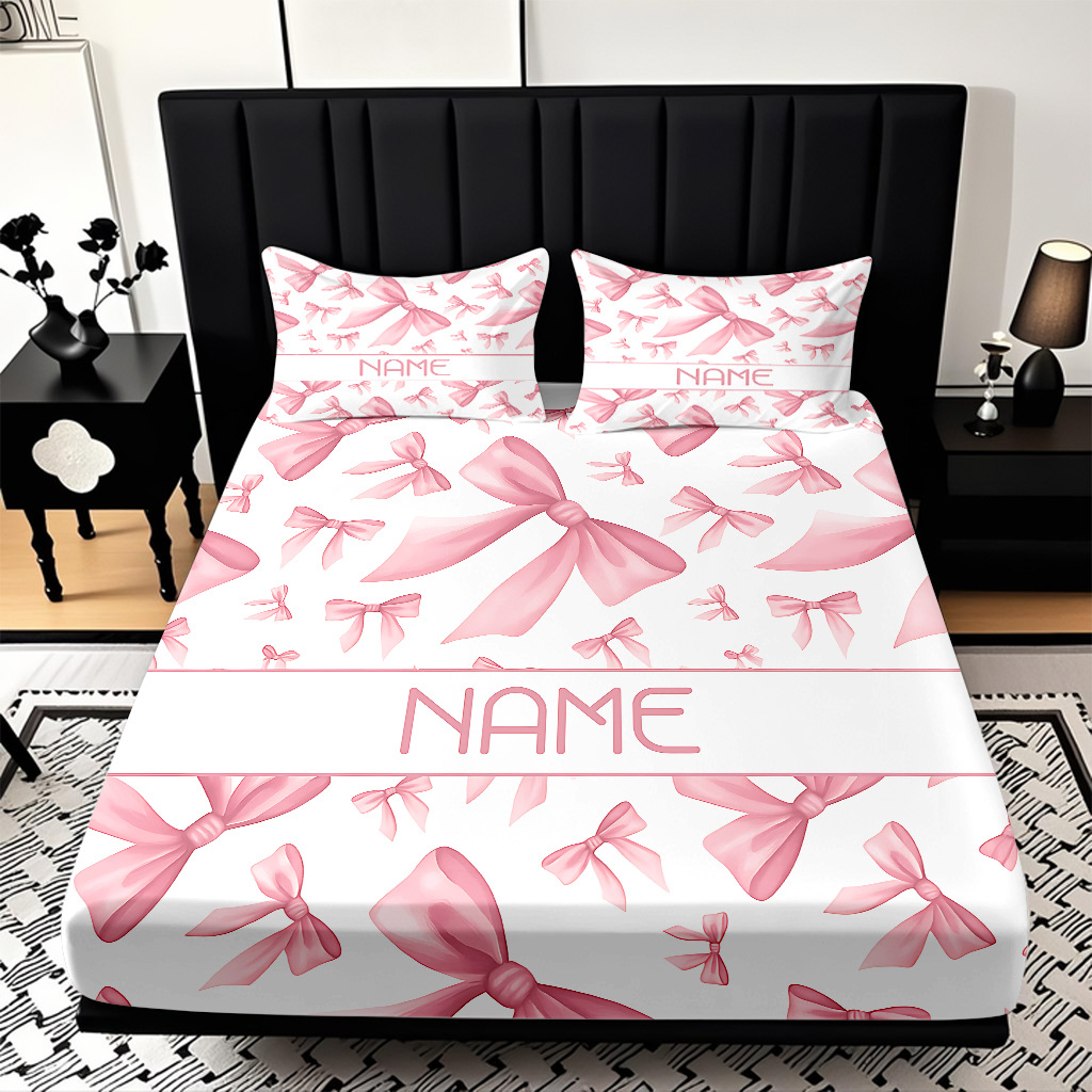 TEMU / JIT abrasión cama caseta serie de arco multicolor impresión digital 3D ropa de cama para dibujar se puede ajustar