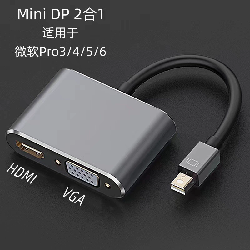 адаптер miniDP на HDMI «два в одном», подходит для ноутбуков MacBook Pro и Air, рекомендован продавцом, высокое разрешение