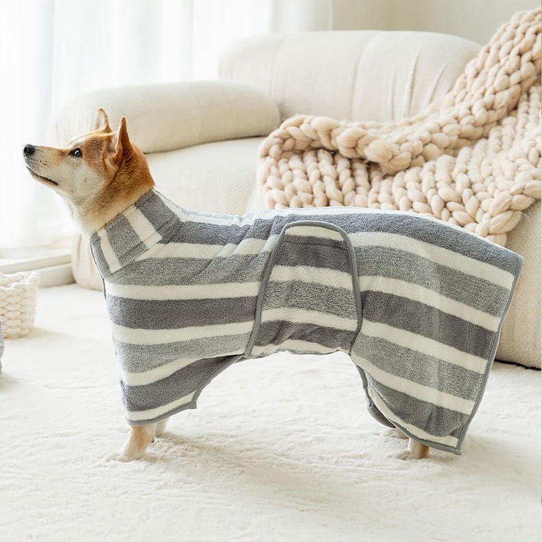 ペットバスタオル、バスローブ、犬バスタオル、ペット服、吸水速乾タオル、猫厚手ペット用品|undefined