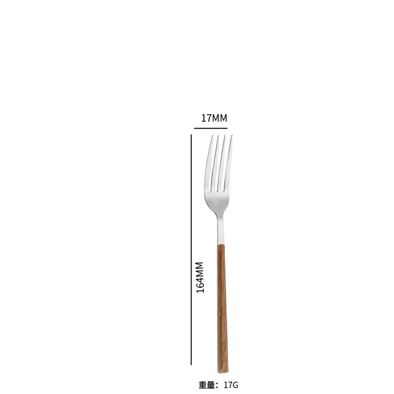卸売りステンレス模造木目柄ナイフフォークスプーン食器洋食ステーキナイフフォークスプーン食器印刷ロゴ|undefined