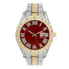 Women's watch for leisure, watch strap, calendar, swiss watch, quartz men's watch, diamond encrusted