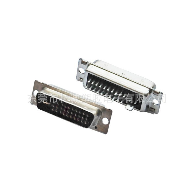 EVC 30+5P 公头焊线式连接器,DVI 35P连接器Lineconn林诚