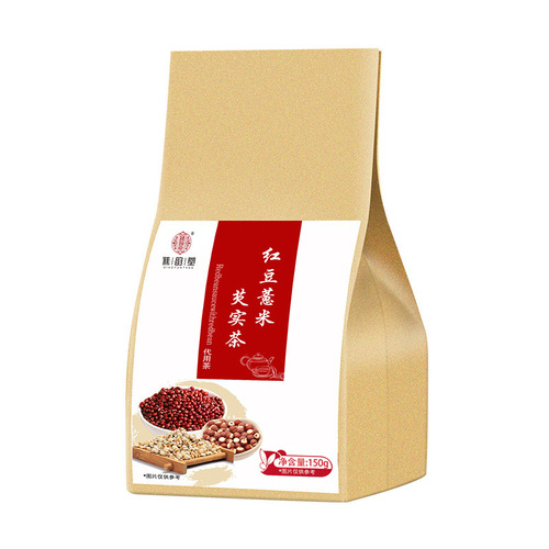 Qiaoyuntang red bean barley gorgon tea 150g food independent triangular tea bag herbal tea red bean barley tea