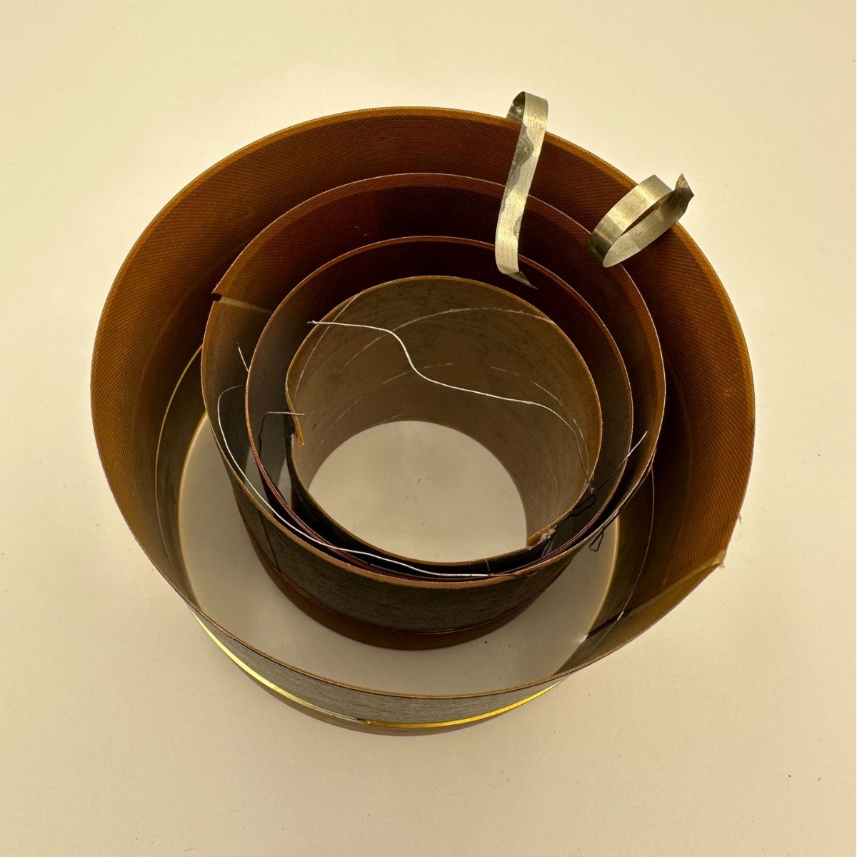 Bobina de voz para altavoz TGL99.5, bobina de graves interna y externa, cable de cobre de alta potencia y resistente a altas temperaturas