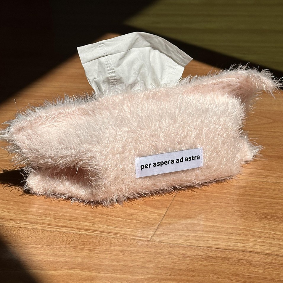 オリジナルの純色の羽糸のティッシュの袋の家庭は紙袋のベッドの頭の収納袋を引き出して飾ります。