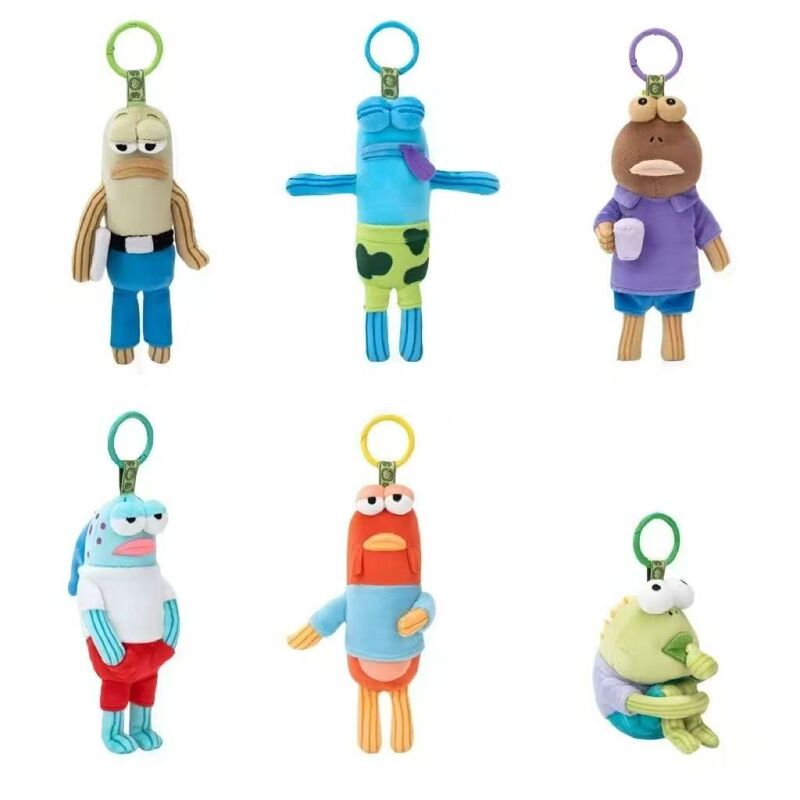 Resident Evil Blind Box Series: Clownfish Pendant, Spongebob Plush Toy Pendant