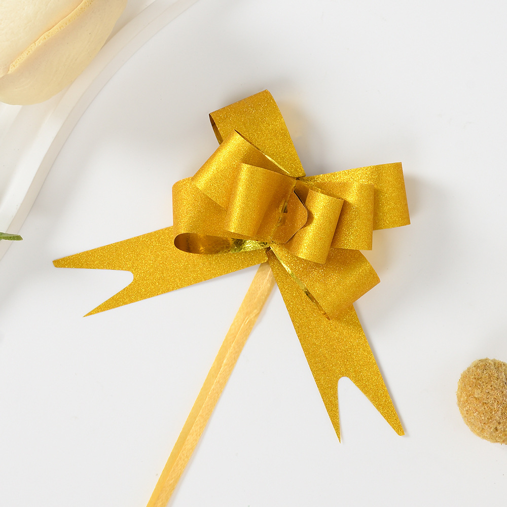 18 franquicia transfronteriza película de cebolla dorada mano de flores monocromáticas perladas esmaltadas cristal arco mano de flores embalaje de regalo