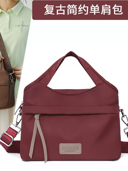 Foreign Trade Lightweight Large-Capacity Multi-Layer Handbag New Simple and Versatile Casual Shoulder Bag Women's Crossbody Bag