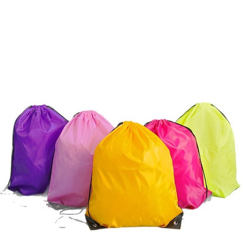 210d polyester bundle pocket custom event Oxford cloth storage bag waterproof outdoor sports drawstring backpack 