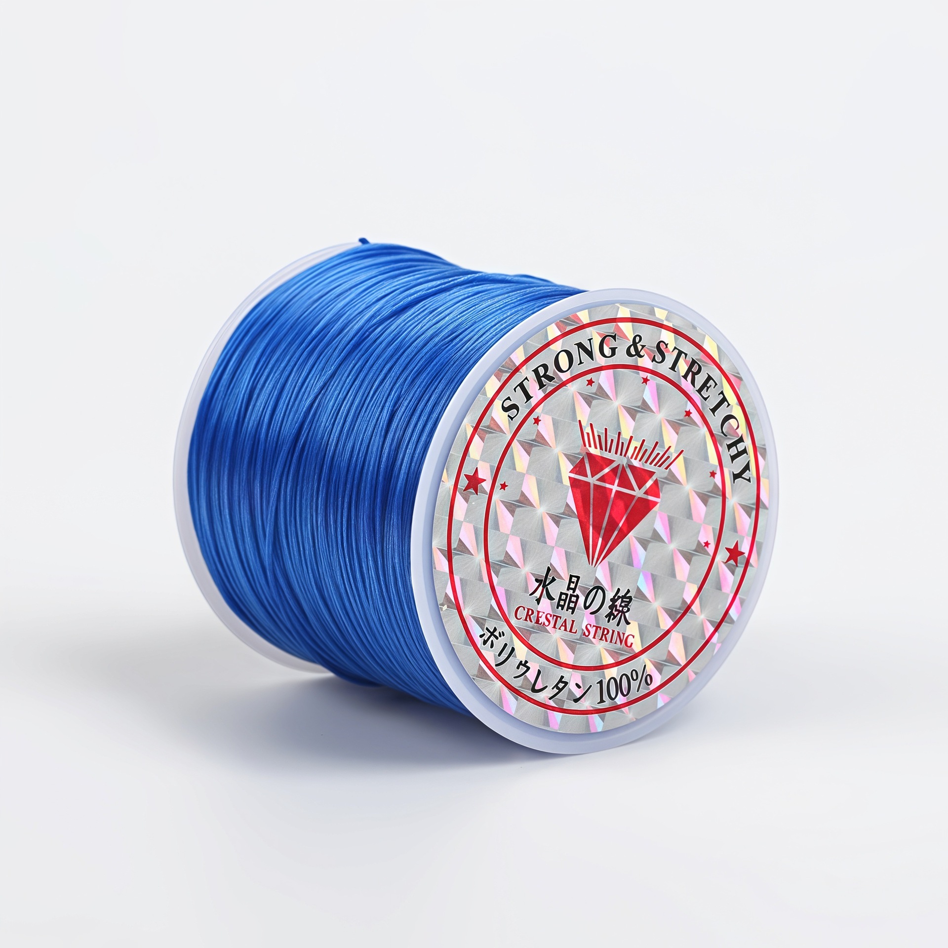 Flat elastic thread [blue]