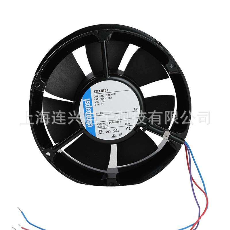 全新德国ebmpapst 6224NTDA轴流散热风机防水 变频风扇