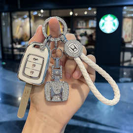 适用图片飞度钥匙套15/16/17/18老款XRV哥瑞缤智竞瑞锋范车包扣壳