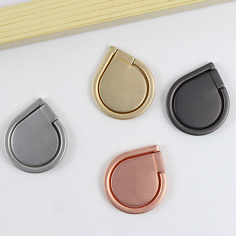 Nuovo supporto magnetico in metallo a forma di goccia d'acqua con rotazione a 360 gradi e supporto per anello laser_voghion.com