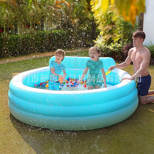 Inflatable beach swimming pool