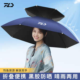 Umbrella Hat, Umbrella Hat, Fishing Hat, Sun Umbrella, Outdoor Tea Picking, Sanitation, Sun Protection, Bucket Hat, Folding Large Umbrella