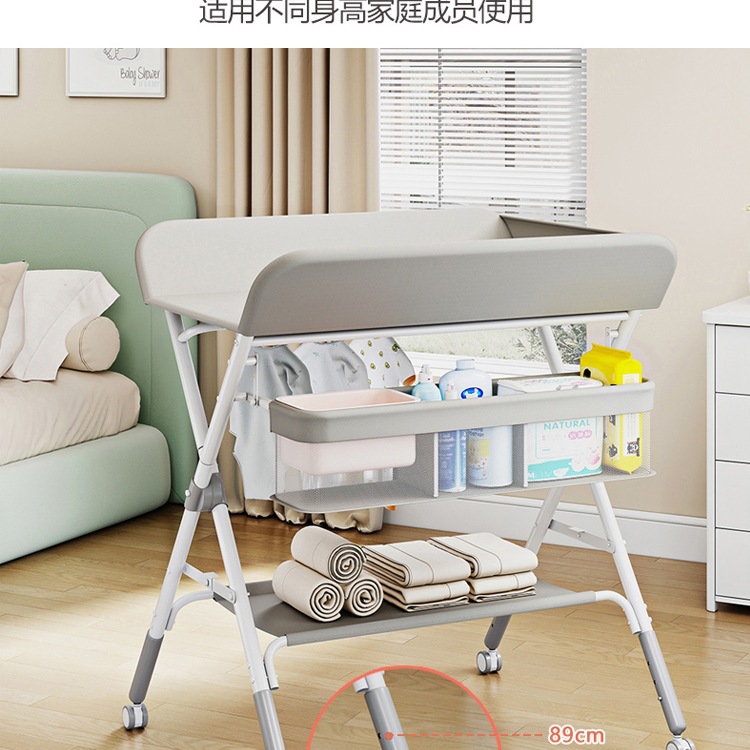 Diaper Table, Baby Care Table, Newborn Diaper Changing Table, Baby Bed Massage and Touch Table, Multi-Functional Foldable