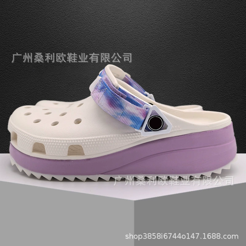 Модные унисекс-шлепанцы для пар, толстоподошвенные, увеличивающие рост, нескользящие, для пляжа и улицы.