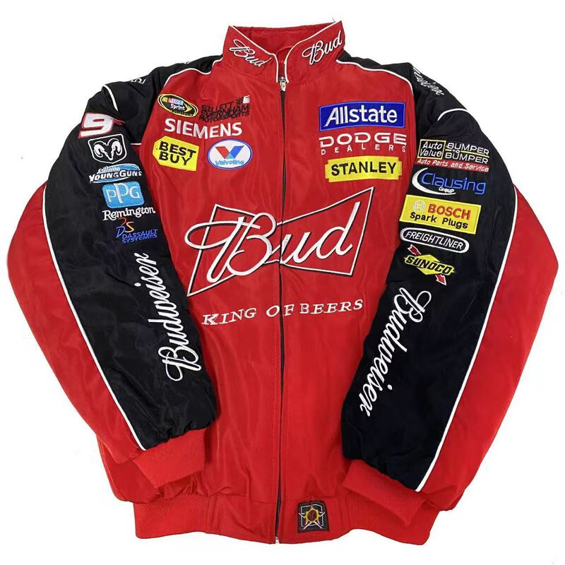 F1 Embroidered Racing Suit Cross-Border Clothing Cycling Suit Embroidered Casual Long-Sleeve Winter Cotton Jacket Custom Jacket F1 Embroidered Racing Suit Cross-Border Clothing Cycling Suit Embroidered Casual Long-Sleeve Winter Cotton Jacket Custom Jacket
