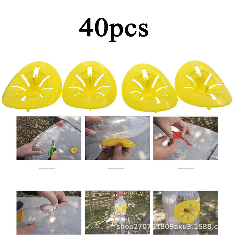 Wasp Collector Beekeeping Tool Plastic Flower-Shaped Wasp Trap Tiger Head Bee Farm Wasp Trap